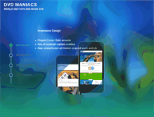 Tablet Screenshot of dvdmaniacs.net